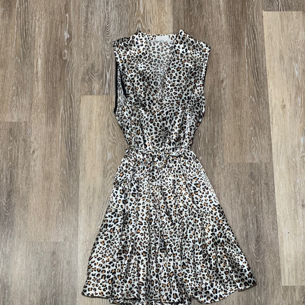 Everly Leopard Print Mini Dress